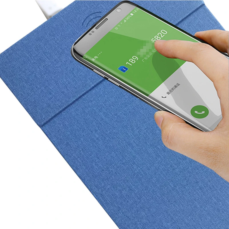 

PU Fast Charge Mobile Phone Mouse Pad, Newest Slim 10W mouse pad with wireless charger