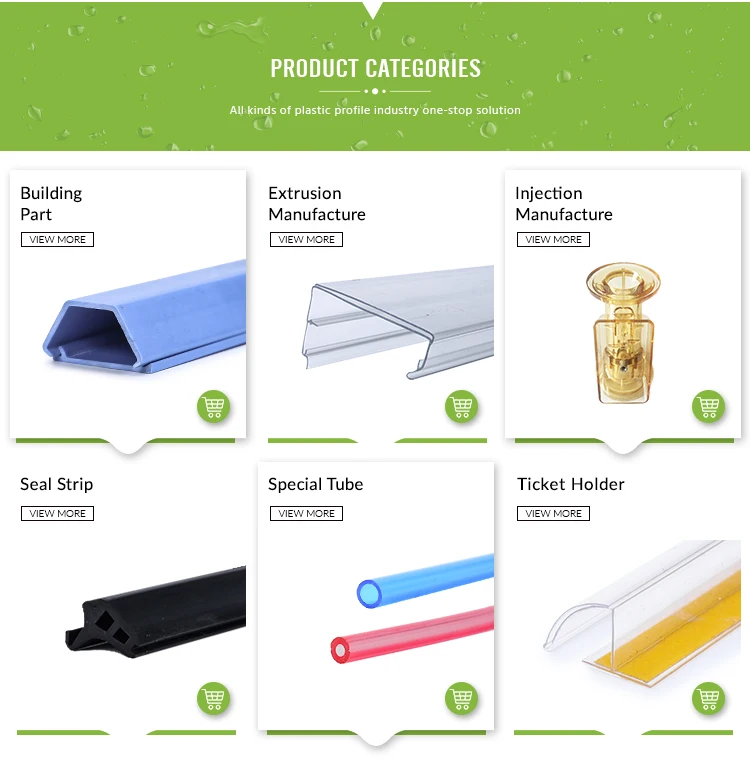 Custom Clear Plastic Extrusion Poster Edging Hanging Gripper Strips