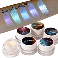 

2019 Wholesale 5 colors High Pigmented Highlighter Makeup Make Your Own Brand Eyeshadow