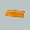 CNC acrylic keyboards Electronic components Milling acrylic LED base