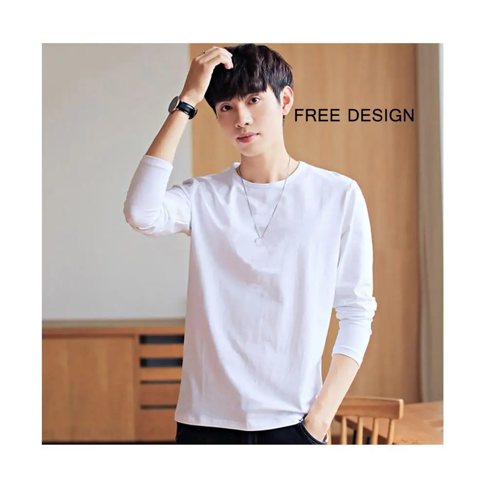 

wholesale round neck quality white blank wool 190 gsm t-shirt without brand, Custom color