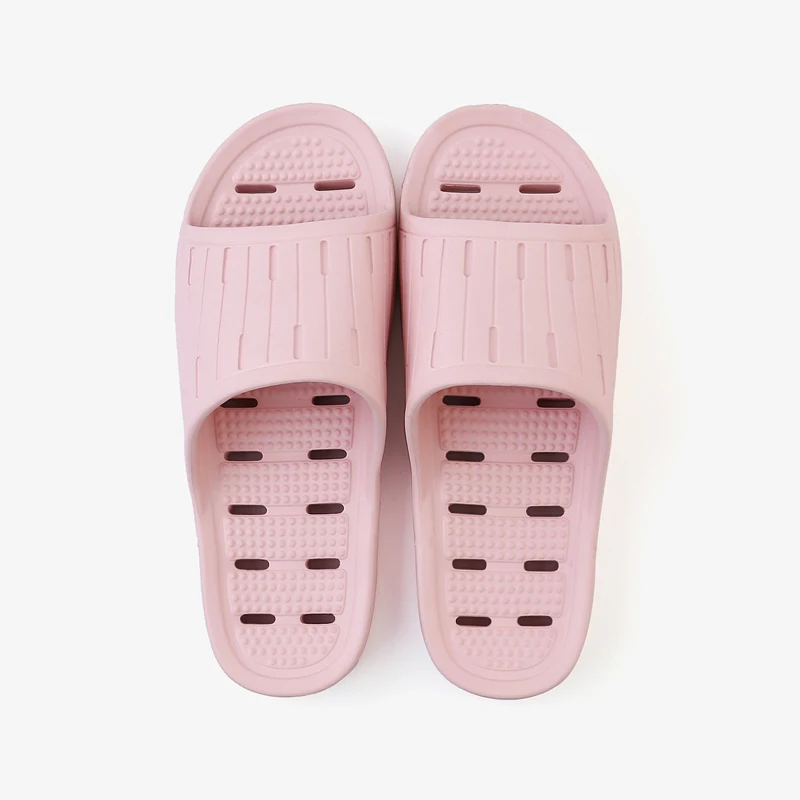 

Simple and beautiful indoor and outdoor slippers female home EVA comfortable non-slip soft sole male slippers, Pink/navy/sky blue/blue grey/ light purple