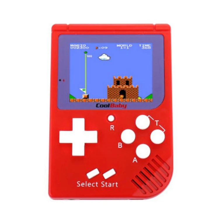 

2.2in LCD 8 Bit Mini Pocket Handheld Video Game Console, Black/white/red/blue