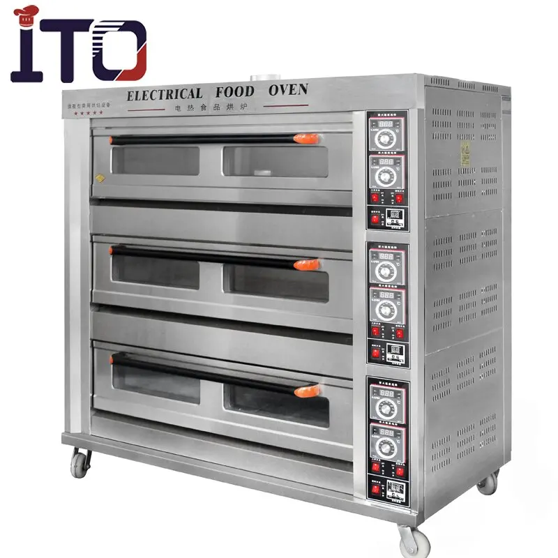 3 Deck 6 Trays Electric Cake Baking Oven Buy Baking Oven,Electric