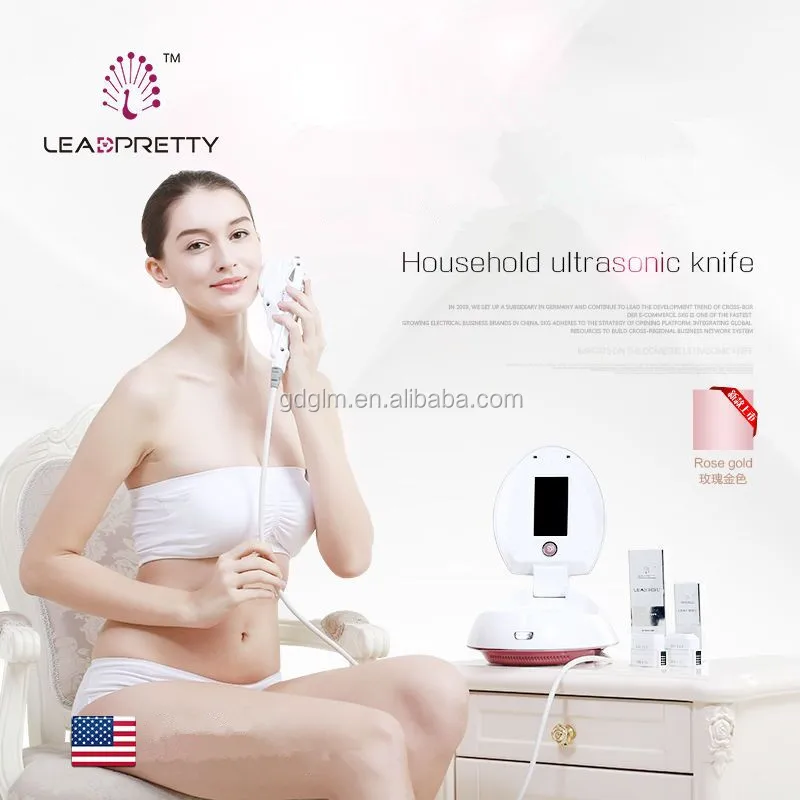 

2017 painless low price high intensity ultrasound face lift wrinkle removal hifu mini, White or as customer like