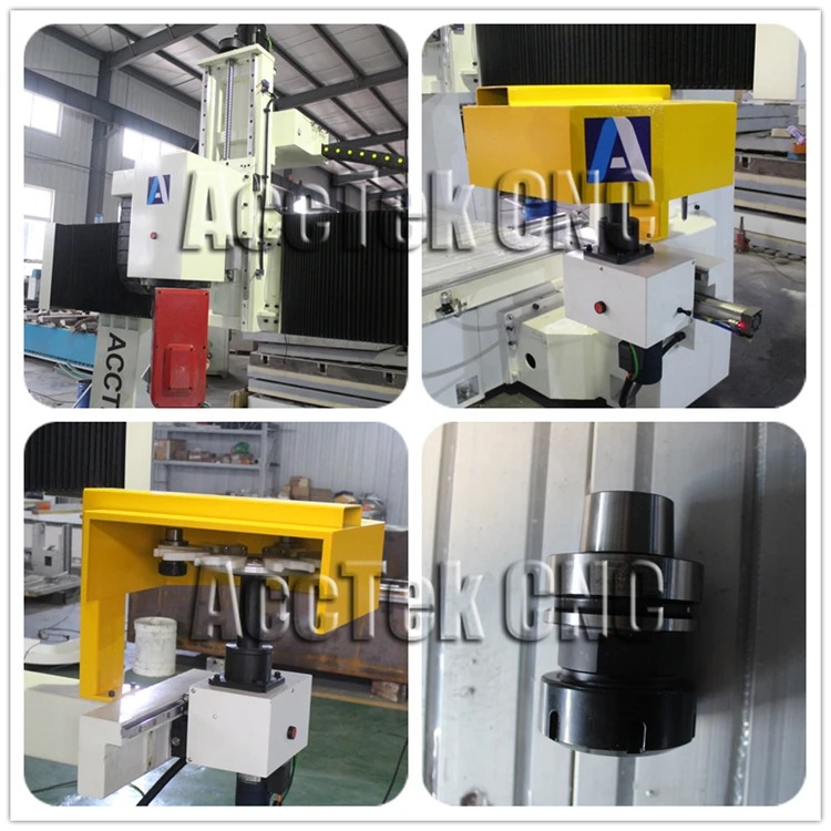 New produced cheap price cnc 5 axis AKM1212 for engraving 3d wood / cnc wood machinery