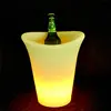 Glowing Modern Bucket Lighted ice bucket with led for red wine with remote control