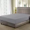 Solid Color Fitted Style Twin Bedsheet Bed Sheet