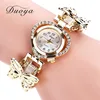 Duoya Brand Watch Women Bracelet Heart Bow Butterfly Watch Quartz Wristwatch Clock Ladies Casual Luxury Women Dress Watch