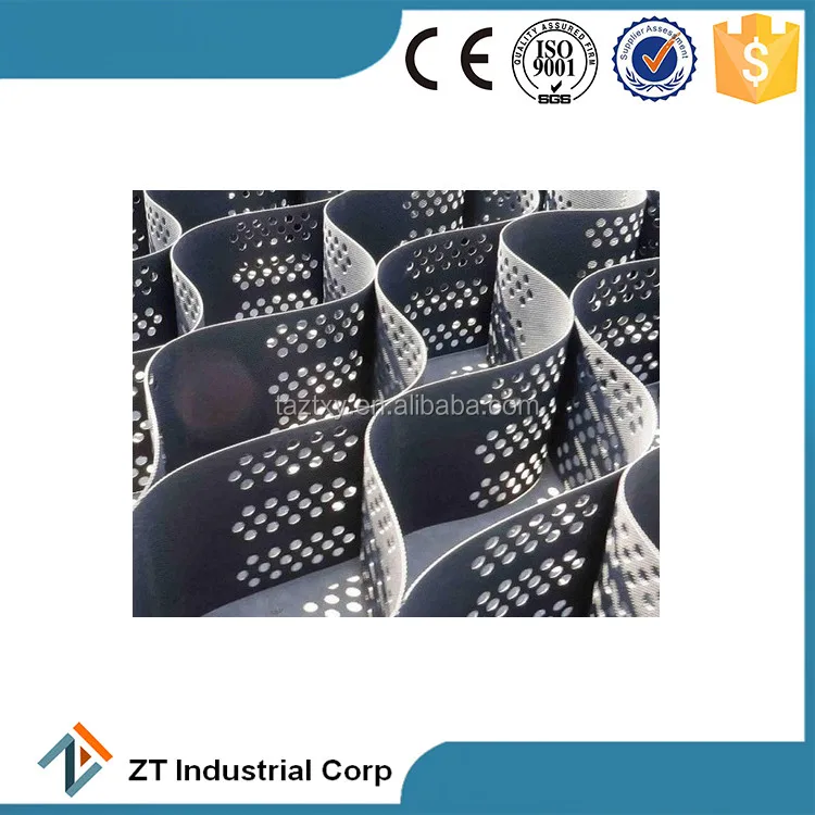 
75 400mm high quality hdpe material plastic geocell price 