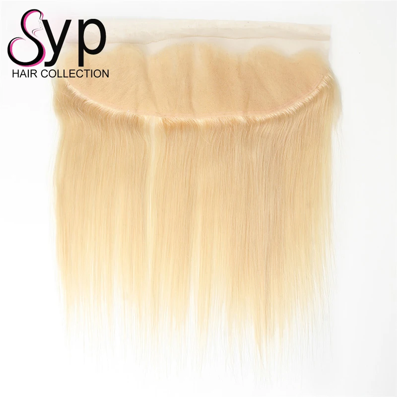 

Blonde Human Hair 613 Bundle With Frontal Lace Frontal Closure 13x4 Extension Human Straight