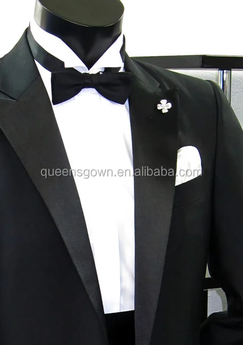 Black Quality Italian Style Groom Wedding Suit Fashion Slim Fit Mens For Groom Suits