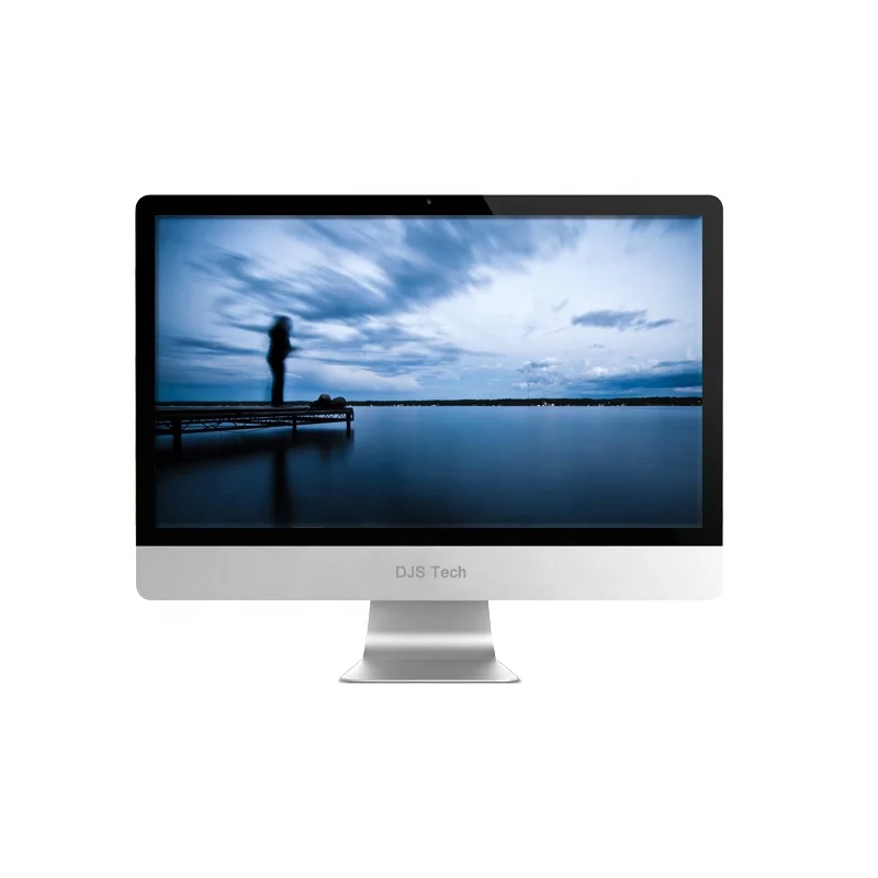 

Touch screen monoblock all in one pc computer with Webcam, Silver