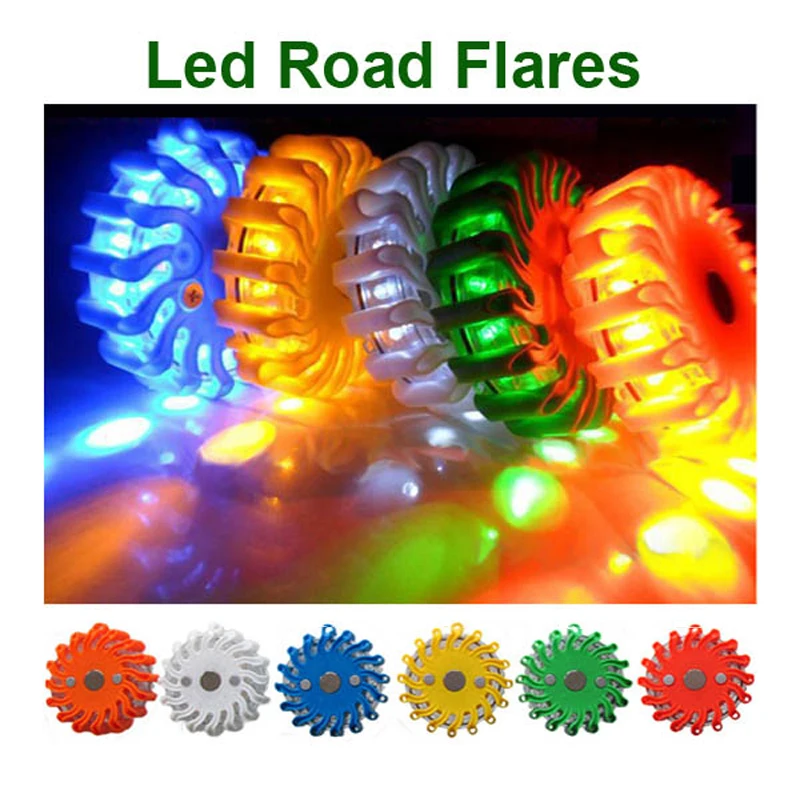Sirenco Emergency Flares Led Safety Puck Led Roadside Flashing Vehicle Strobe Light Buy