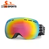 Cheap Price Color Straps TPU Frame Anti-fog Mirror Lens ski goggle skiing &Sports Googles
