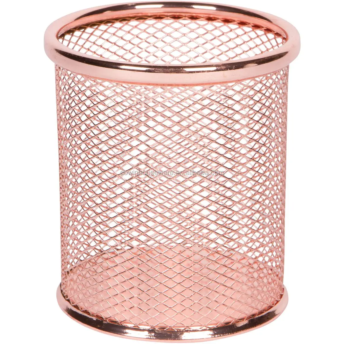gold mesh desk organizer
