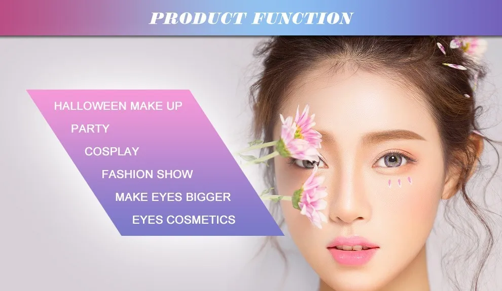 Charming Sweety Looking Cheap Cosmetic Korea Natural Colored Contact Lenses 