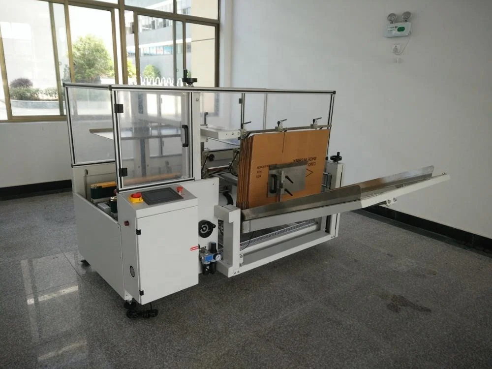 
Automatic vertical packaging machine carton erector case carton sealer 