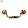 Antique Brass Knobs Arch Tracery Bronze Tone Handle for Drawer Wooden Jewelry Box Furniture Hardware