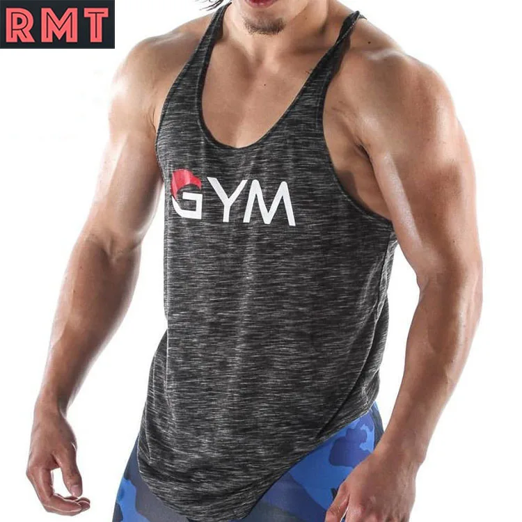 

Workout Fitness Wear Clothes High Quality Custom Logo Gym Stringer Tank Top Bodybuilding Men Wholesale, As your need