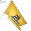Silkscreen print Historical Battle Of Gonzales flag COME AND TAKE IT flag