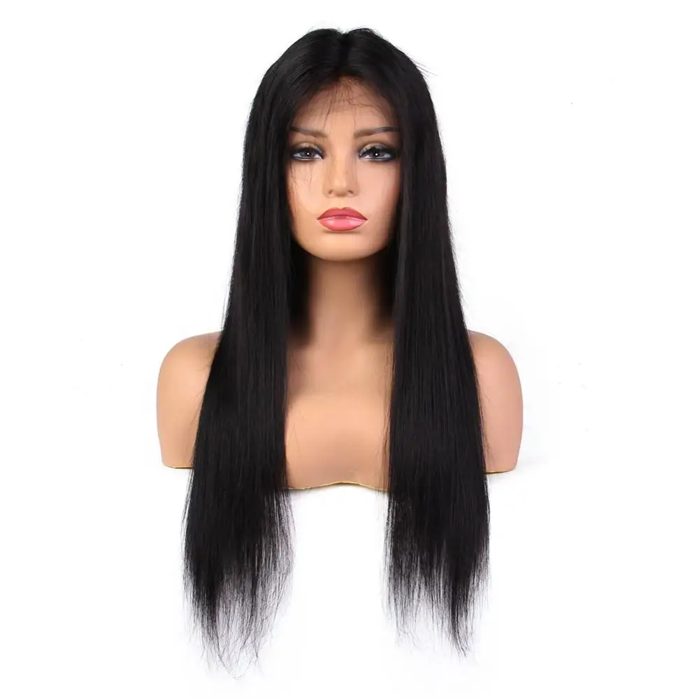 

LIN MAN High Quality New Style Wig Customized Straight Women Full Lace Wigs, Natural color lace wig