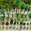 Manufacturer of O HO N TT Z scale artificial miniature model trees for architectural model making and model train scape layout
