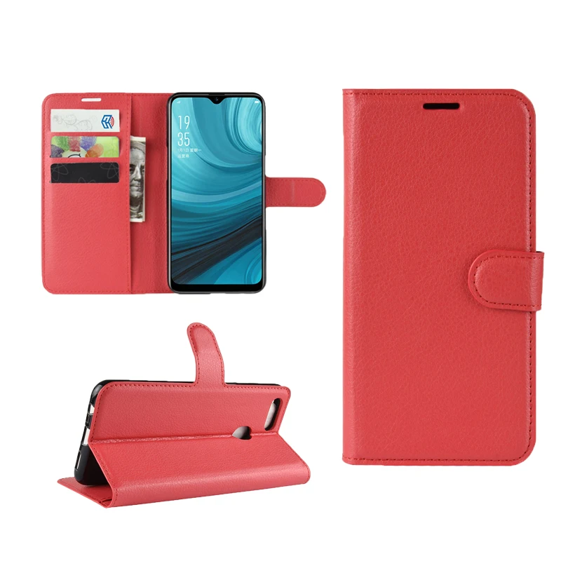 

Popular Style Wallet Case For Oppo A7 AX7 Leather Flip Cover