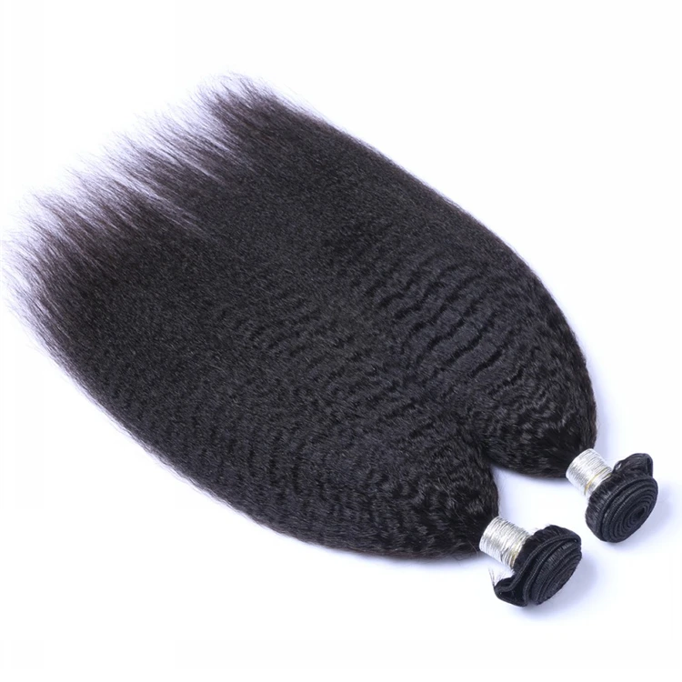 

Wholesale top quality Brazilian 100% Virgin kinky straight weave, Natural black