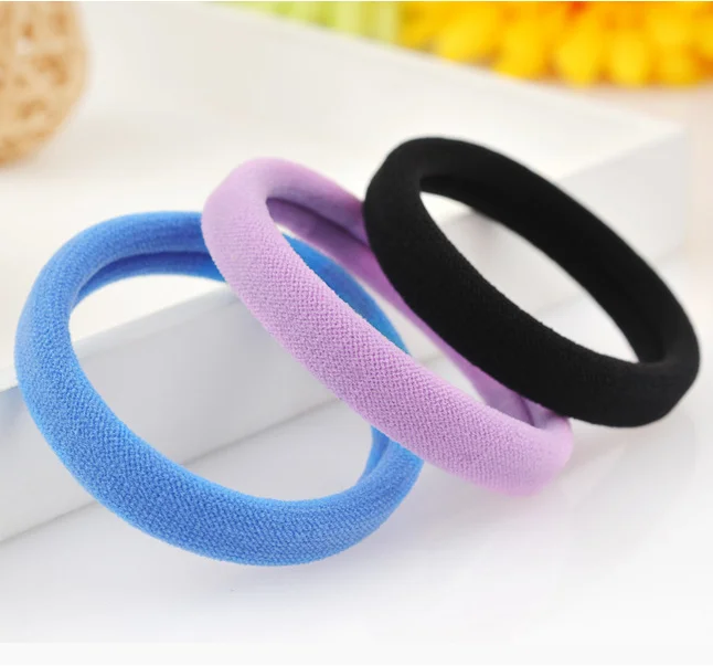 Factory Wholesale Fashion Nylon Hair Ties Elastic Baby Hair Bands Girls
