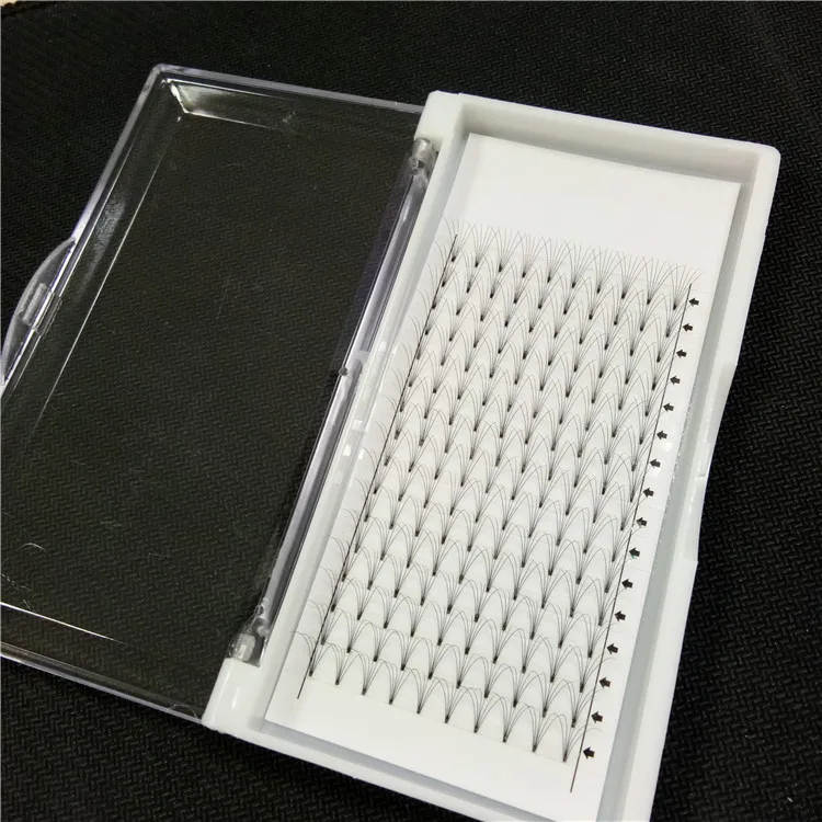 

Short Root Wide Fans Eyelashes 5d Premade Lash c curl 0.07 0.05, Natural black