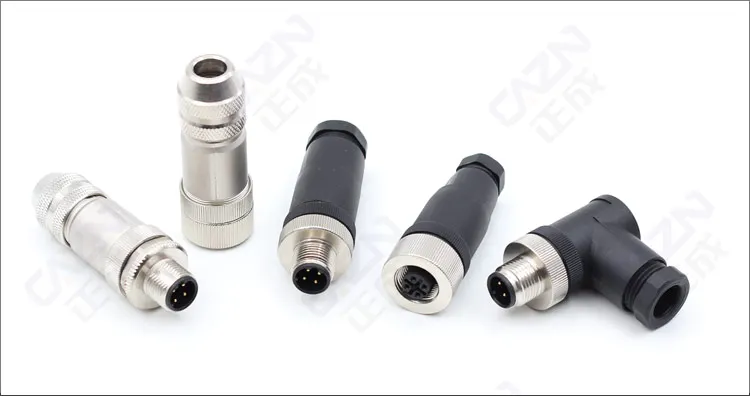 2pin 3pin 4pin 5pin 6pin 8pin 12pin 17pin M12 Thermocouple Connector ...