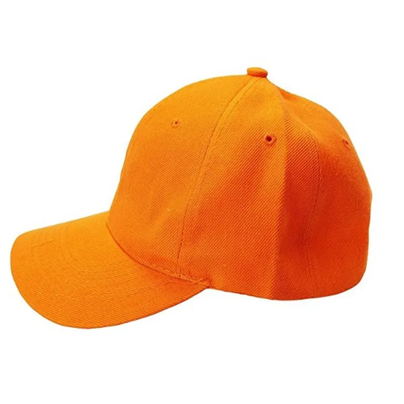 Promo custom print mens blank baseball caps