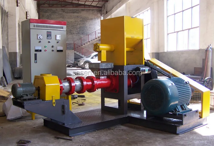 Small Electric Floating Fish Feed Extruder / Fish Feed Pellet Extrusion