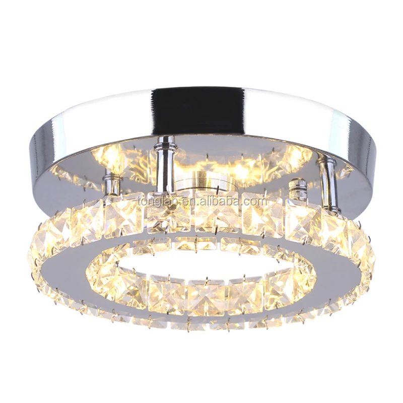 TL Silver LED Room Ceiling Light Ceiling Lamp Crystal for Bedroom  Bathroom Light Fixtures Restaurant Lightigng Ceiling