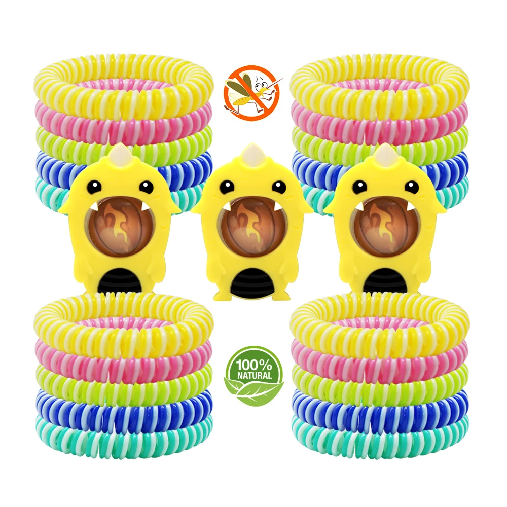 12 Pack Aroma Mosquito Repellent Bracelet- Pest Control Insect repellent anti mosquito band with mosquito clip