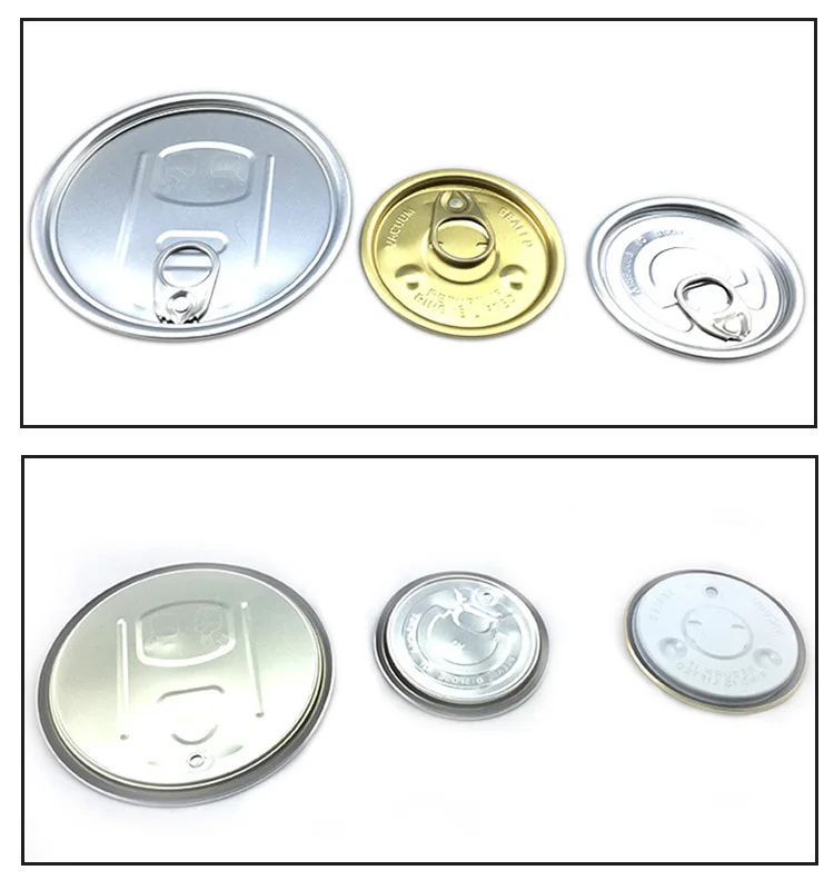 Easy Open Pull Lid Tinplate Jar Container Empty Food Tin Can Packaging