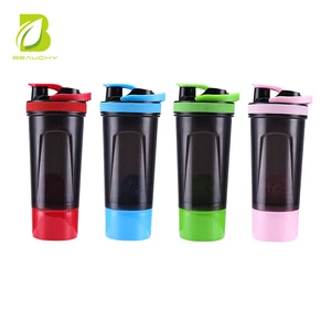 Image of Ready to ship best selling 700ml water bottle sport protein shaker with rolling ball