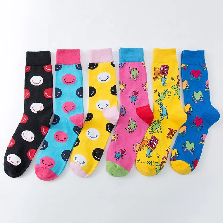 

China Custom Comfortable Cotton Soft Mens Happy Dress Socks Online Hot Selling Custom Men Socks Wholesale Sock For Man, Red;rose red;black;and grey;or customize