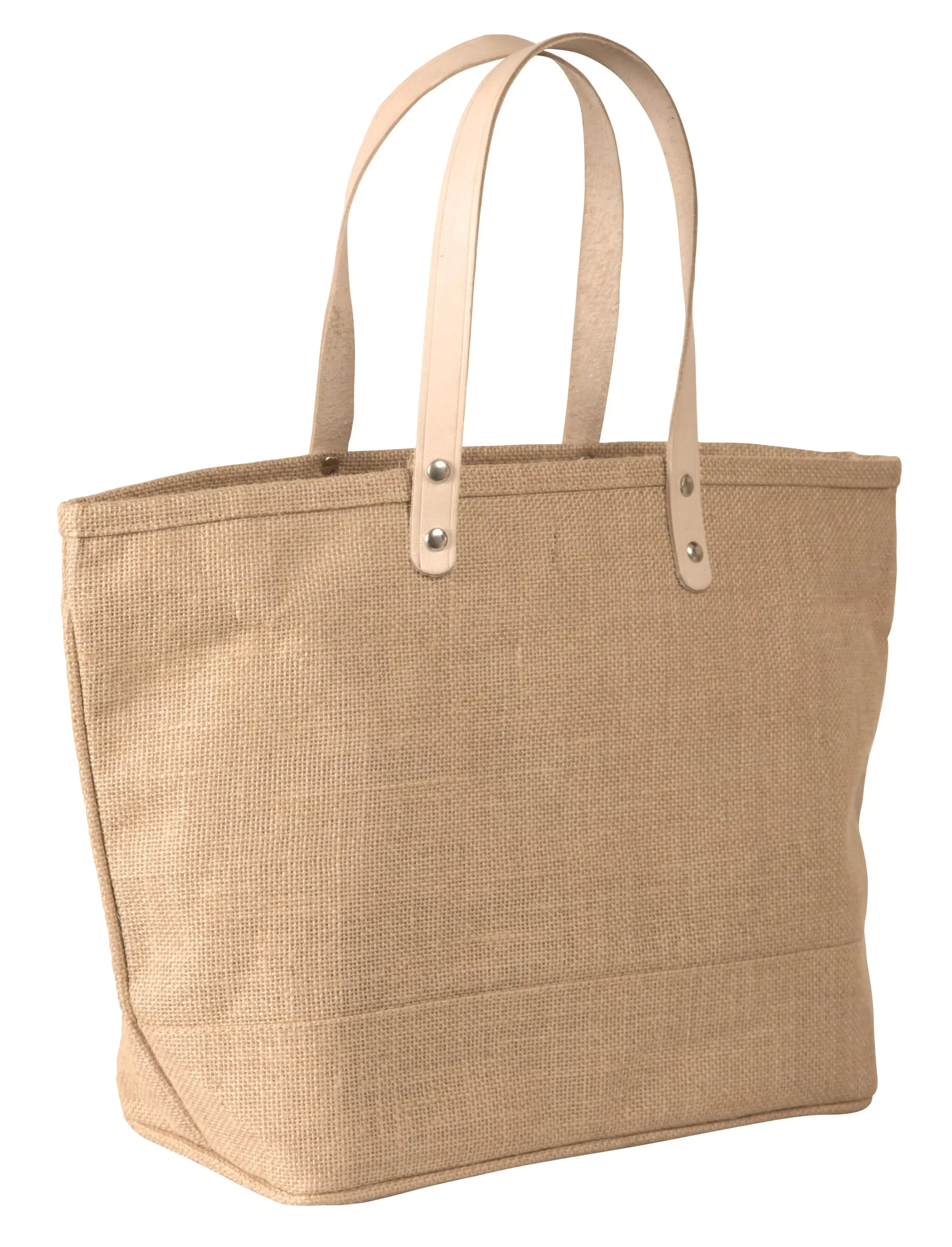 burlap tote bag