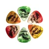 2019 high grade double sides coloring printing series guitar plectrums/picks with smooth surface