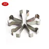 ISO9001:2008 passed spring clip for downlight,spring clip types,flat metal spring clips with springs