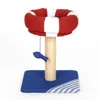 Simple Design Cat Tower with Detachable Sofa Sisal Post and Hanging Teaser