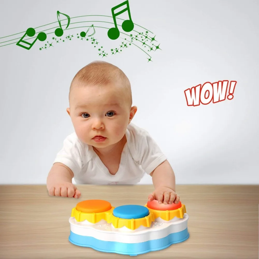 Baby Musical Toys Drums Piano Toys Keyboard Toddler Musical Instrument ...