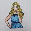 Fashion sweater decorative patterns clothing materials Crayon cartoon large patch embroidery patches for cloth