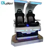 Dubai amusement show 9d vr chair 2 seats simulator from factory for sale