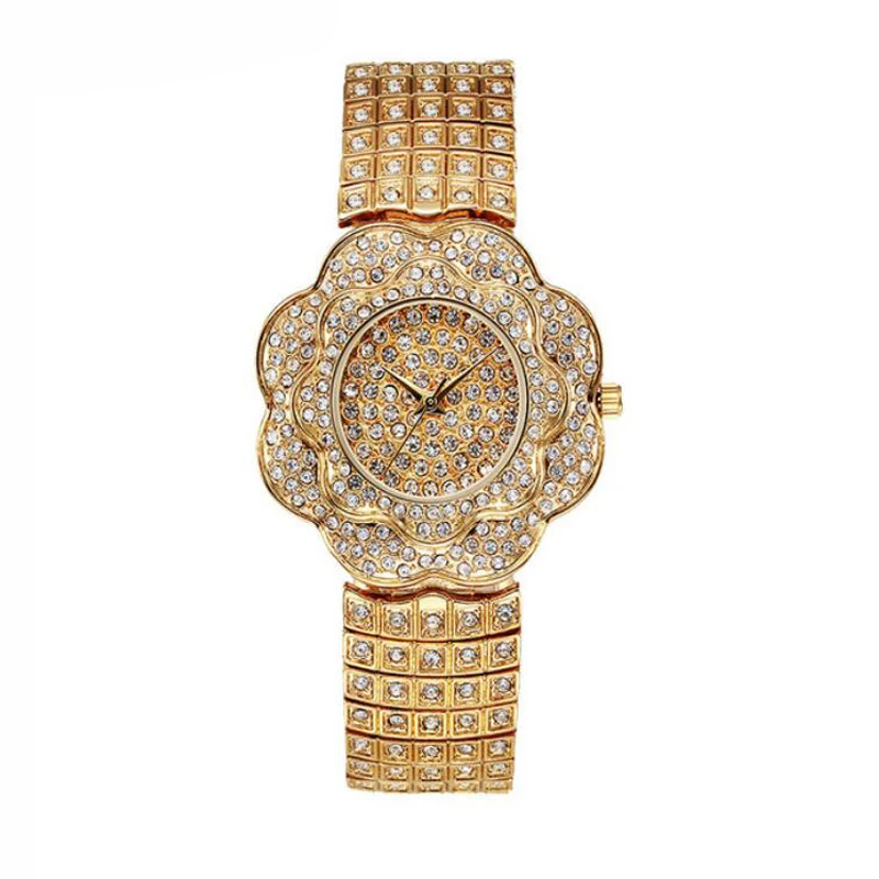 simulated diamond watch