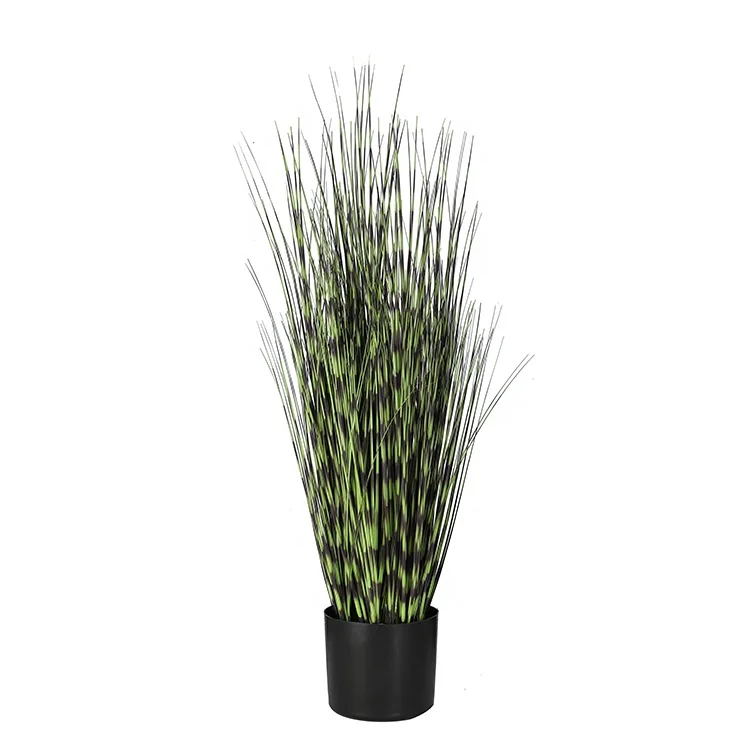 

XQ-5053 indoor decoration artificial potted tall grass plant with factory wholesale price, Green artificial potted grass