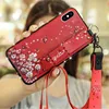 Multi necklace girly flower phone case for iPhone 6 7 8 plus Xs max