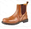 No lace leather casual boots